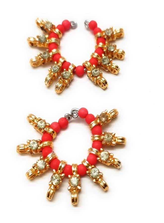 Chircrafts Poshak Posak Bal Gopal Krishna Laddu Gopal Payal Set -4 | Bhagwan Vastra Dress (Size-0) - Image 2